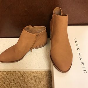 ALEX MARIE Leather Ankle Boots